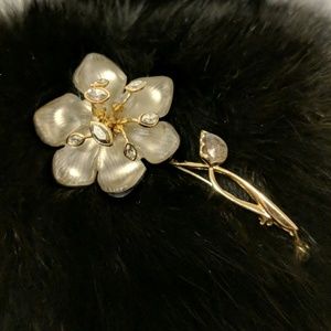 Alexis Bittar Imperial Lucite Flower Pin